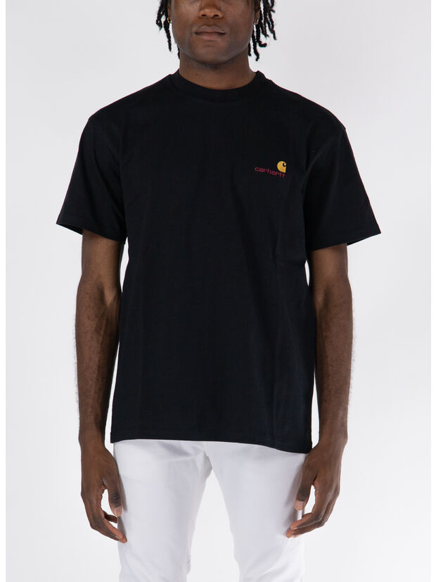 T-SHIRT S/S AMERICAN SCRIPT, 89XX, large