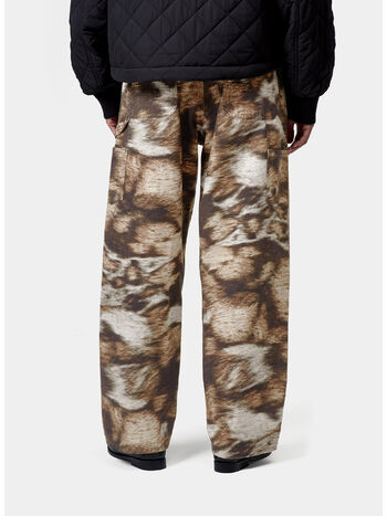 PANTALONE BRANDON SINGLE KNEE, 38W06 WILD DOG PRIN STONE WASHED, small