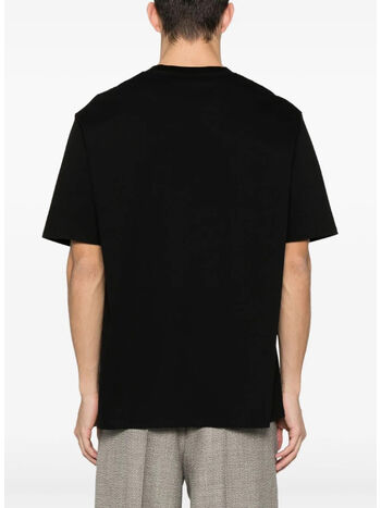T-SHIRT EMBROIDERED, 10 BLACK, small