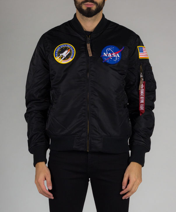GIUBBOTTO MA-1 VF NASA, 03BLACK, large