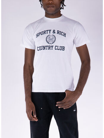 T-SHIRT VARSITY CREST, WHITE, small