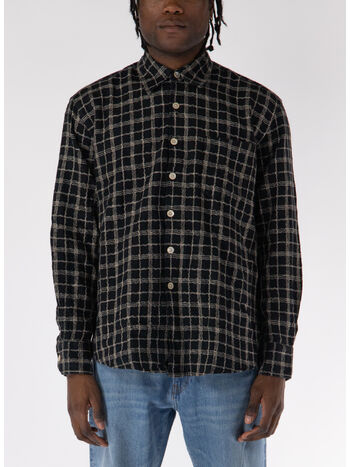 CAMICIA ABOVE, BLACK FISHNET CLOTH, small