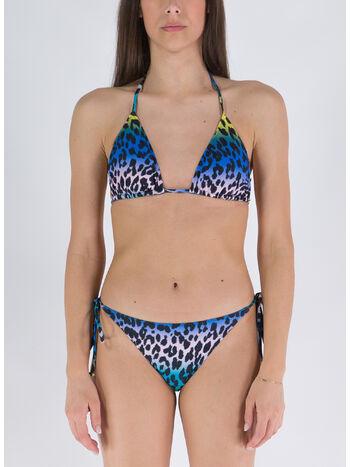 COSTUME TOP RECYCLED PRINTED STRING BIKINI, 999 MULTICOLOR, small