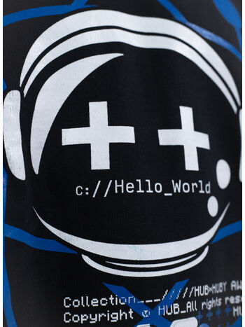 FELPA HUBY FACE, BLK BLACK, small