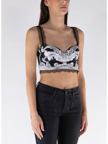 TOP BAROCCO, 5B040 NERO/BIANCO, small