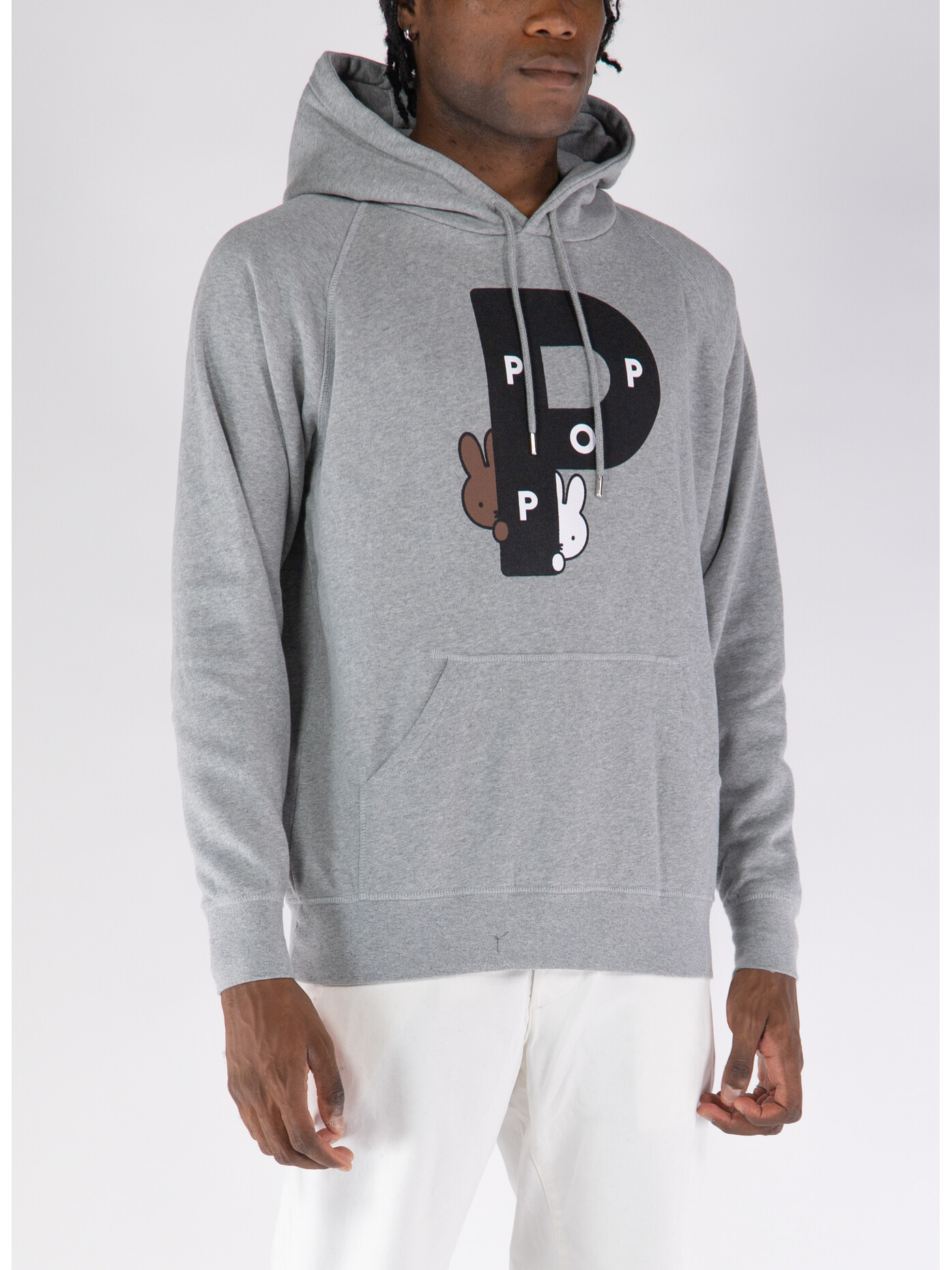 POP TRADING COMPANY FELPA HOODIE MIFFY BIG P | a460720