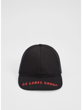 CAPPELLO NEW LOGO GROUP, P360 BLACK+44LG/BLAMECORALNEON, small