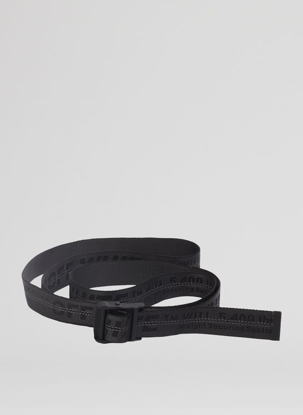 BLACK INDUSTRIAL BELT, BLACK, large