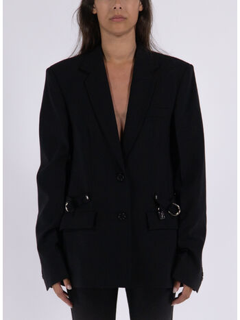 GIACCA PADLOCK STRAP SB BLAZER, 999 BLACK, small