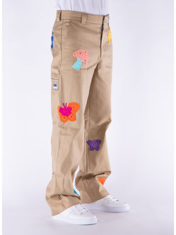 PANTALONE WORKER PATCHWORK, SAND, small