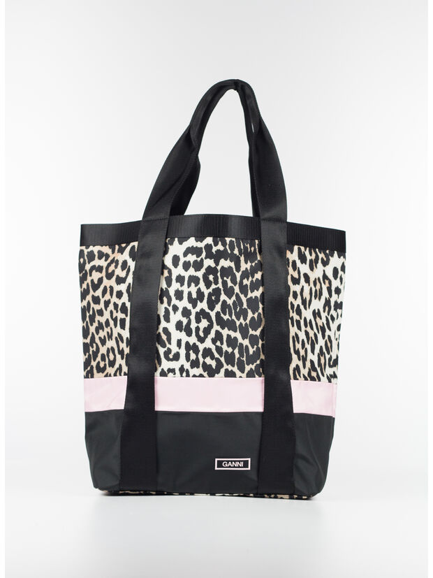 BORSA SHOPPING, LEOPARD, large