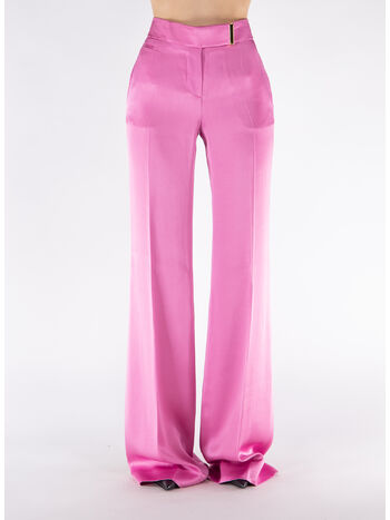 PANTALONE FLUID DOUBLE FACE SATIN, DP152 ROSEBLOOM, small