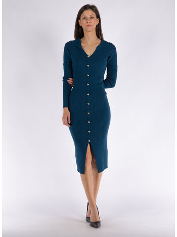 ABITO LUNGO OPEN SHOULDER, 271 SAPPHIRE, small