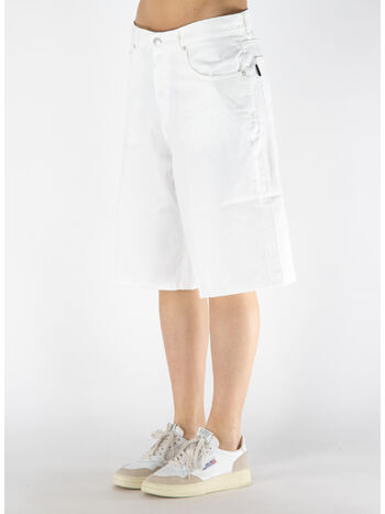 SHORT BECKY TWILL 45, T0001 WHITE, small
