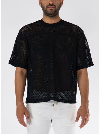 T-SHIRT TEAM COTTON, BLACK, small