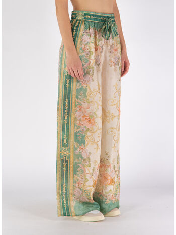 PANTALONE AUGUST RELAXED, KHF KHAKI FLORAL, small