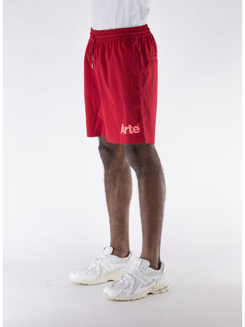 SHORTS SAMUEL LOGO, BORDEAUX, small