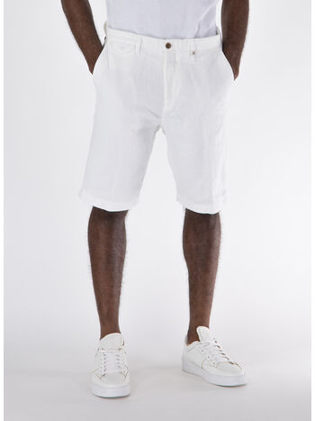 SHORTS CHINO, 01 BIANCO, small