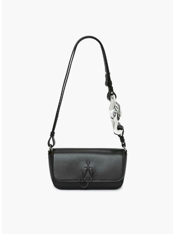 BORSA CHAIN BAGUETTE ANCHOR, 999 BLACK, small