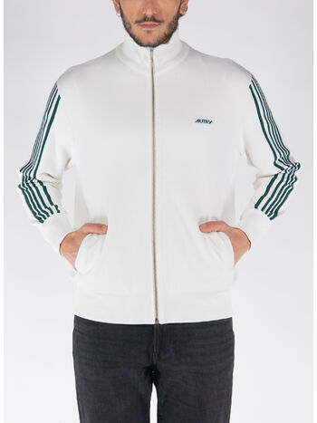 FELPA FULL ZIP CON LOGO, , small