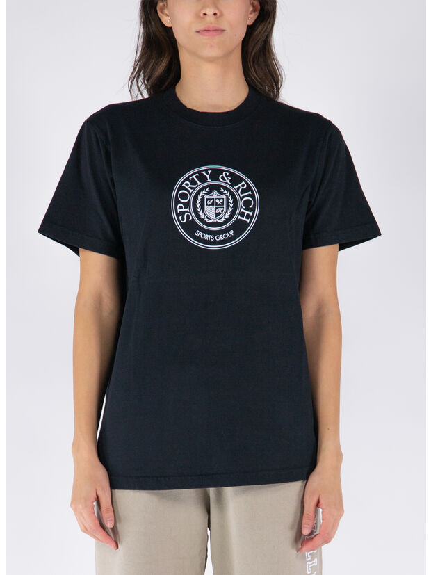 T-SHIRT CONNECTICUT CREST, BLACK, large