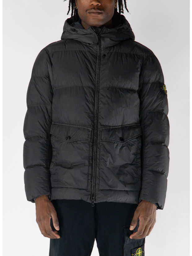 GIUBBOTTO SHORT PARKA CRINKLE REPS, V0062 LEAD GREY, large