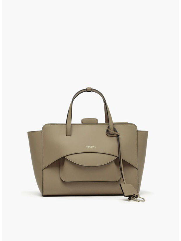 BORSA A MANO FLAP, 7093 DOVE, large