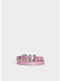 CINTURA KAT PINK METALLIC LEATHER, PI PINK, thumb