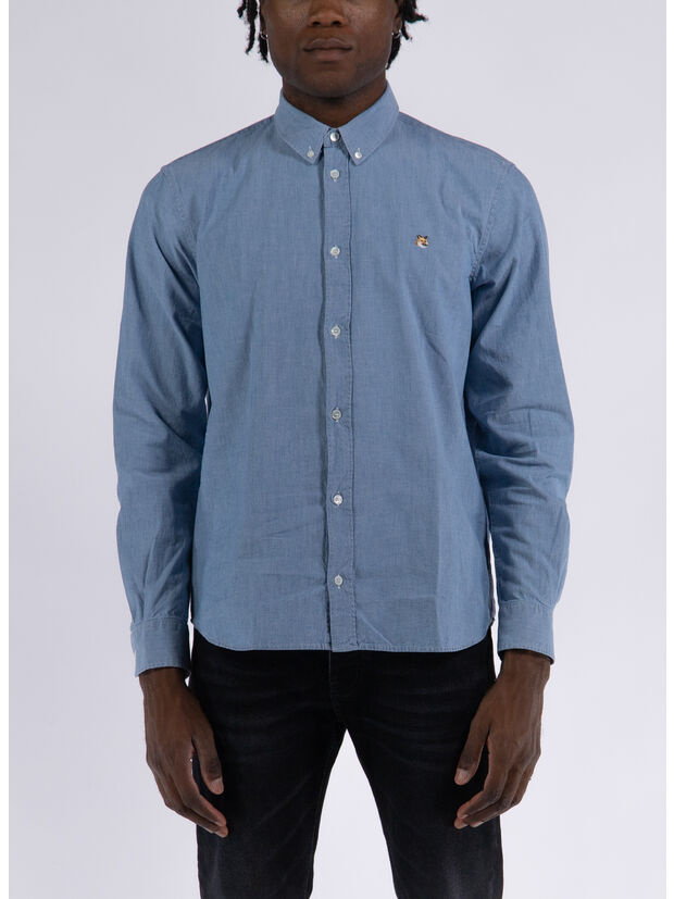 CAMICIA FOX HEAD CLASSIC, P417 WASHED INDIGO, large