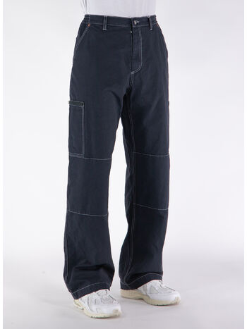 PANTALONI DRITTI CON RICAMO, 855, small