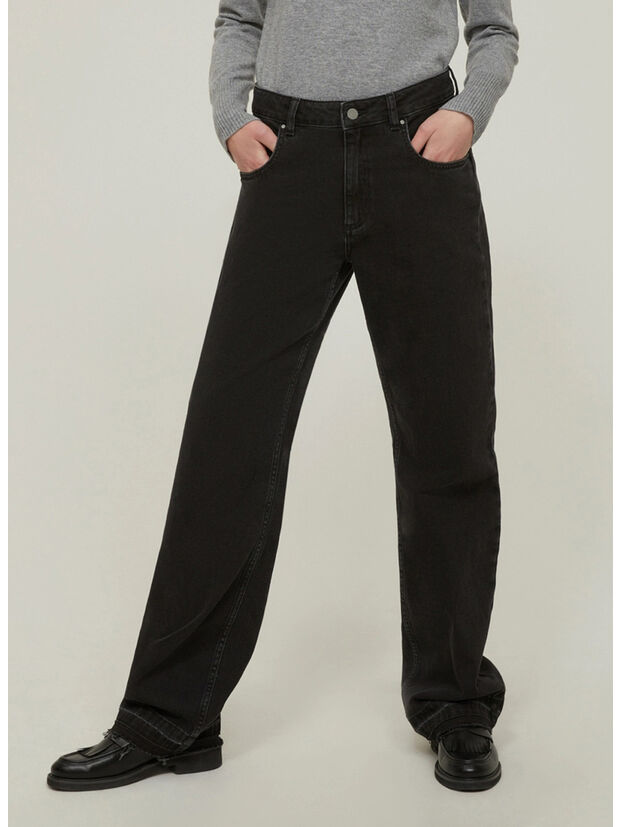 JEANS STRAIGHT FIT, 004 NERO, large