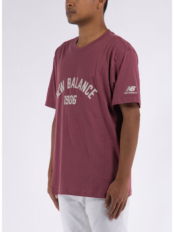 T-SHIRT ESSENTIAL VARSITY, 615 WASHED BURGUNDY, small