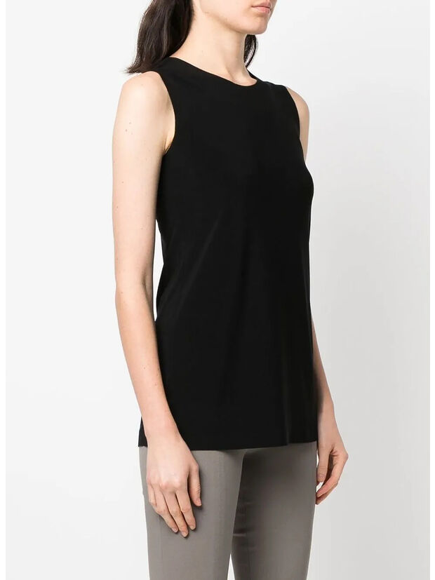 CANOTTA IN JERSEY, BLACK, large