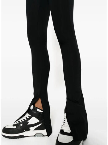 LEGGINS OFF STAMP SLEEK SPLIT, 1001 BLACK WHITE, small