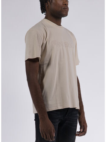 T-SHIRT LOGO EMBROIDERY, 132 BEIGE, small