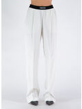 PANTALONE SOFT FLUID TWILL, AW003 CHALK, thumb