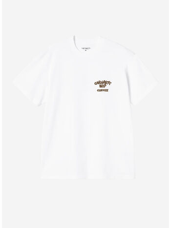 T-SHIRT COFFEE BREAK, 02XX WHITE, small