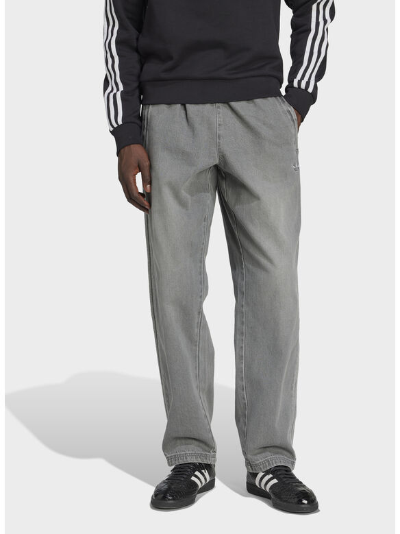 PANTALONE ADICOLOR LOOSE DENIM STONE, LGHDEN, medium