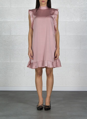 ABITO IN FLUIDO SATIN, R13ROSE, small