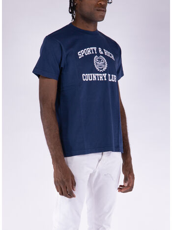T-SHIRT VARSITY, NAVY, small
