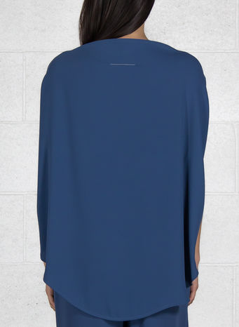 TOP A CASACCA DRAPPEGGIATO, 505AVIO, small