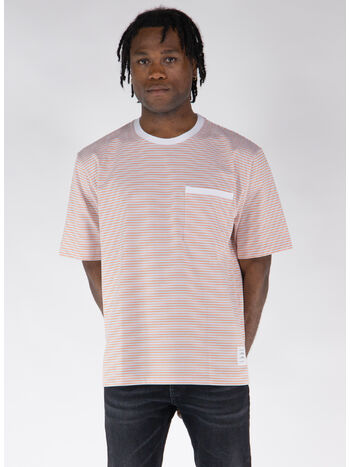 T-SHIRT OVERSIZED SHORT SLEEVE POCKET TEE, 825 ORANGE, small