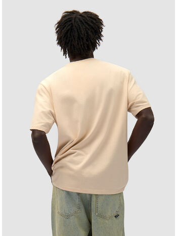 T-SHIRT 3X LOGO, CREAM, small
