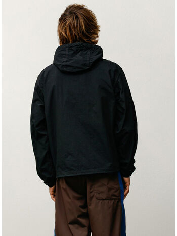 HOODED JACKET LIGHTWEIGHT, 0001 BLACK, small