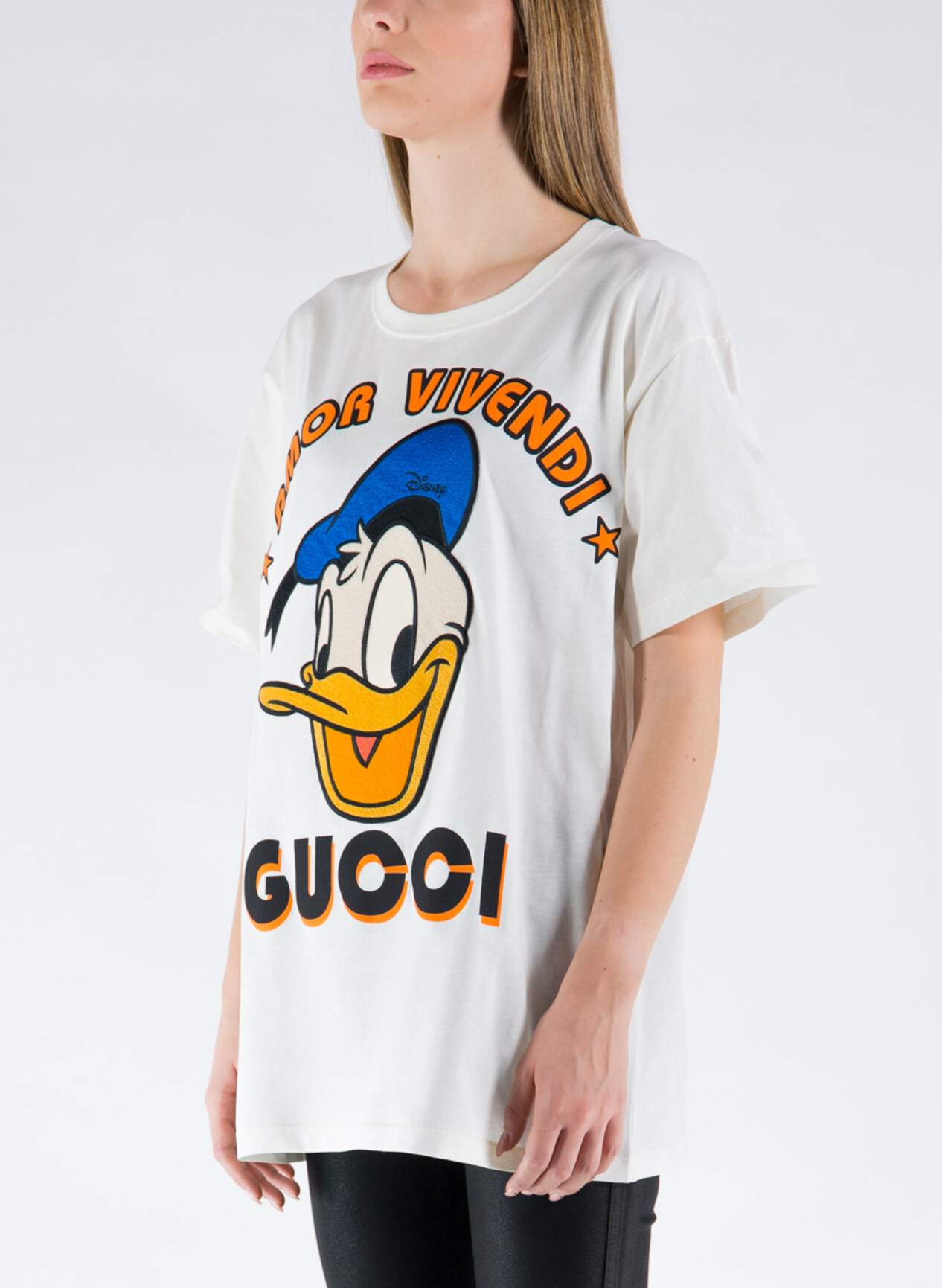 Gucci 615044 XJDBJ DONALD DUCK T-shirt White