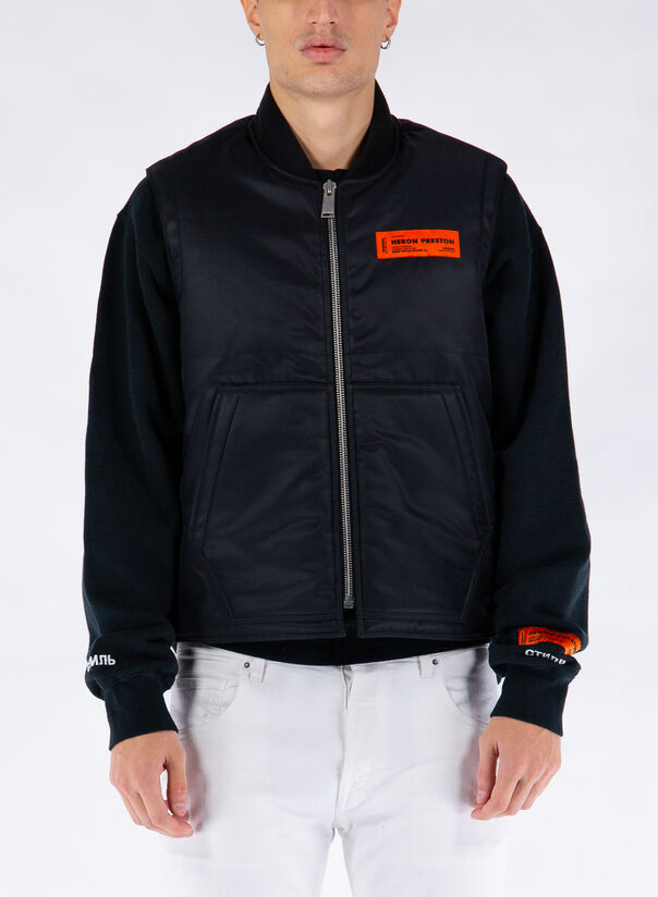 GILET HP EAGLE PRINT NYLON, 1022BLACKORANGE, large