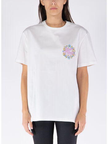 T-SHIRT CON RICAMO, W0111 BIANCO, small