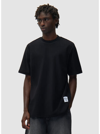 T-SHIRT REVERSIBLE LABEL, 1 BLACK, small