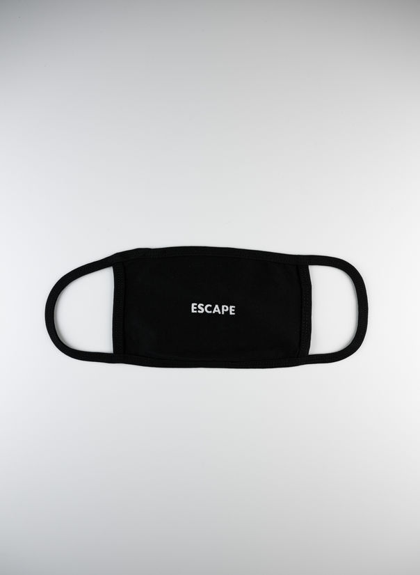 MASCHERINA ESCAPE MASK, BLACK/WHITE, large