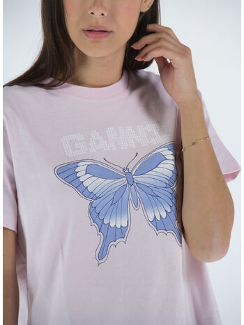 T-SHIRT BASIC JERSEY BUTTERFLY, 428 LIGHT LILAC, small